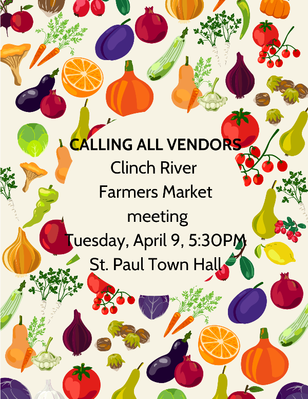 Clinch River Farmers Market meeting